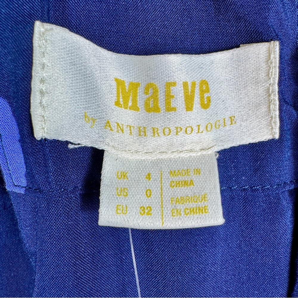 ANTHROPOLOGIE / MAEVE Vivienne Maxi Dress - Sz 0 - Picture 9 of 12